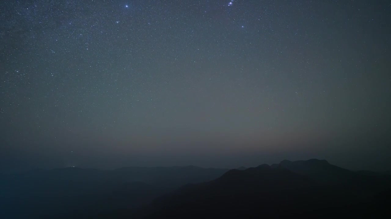 4K流星雨星空延时视频素材