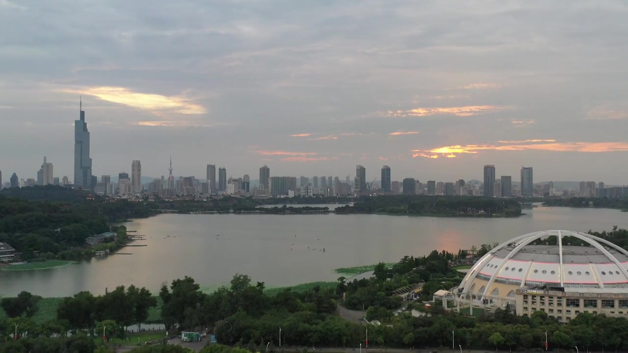 南京玄武湖风景视频素材