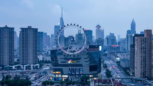 上海大悦城-2视频素材