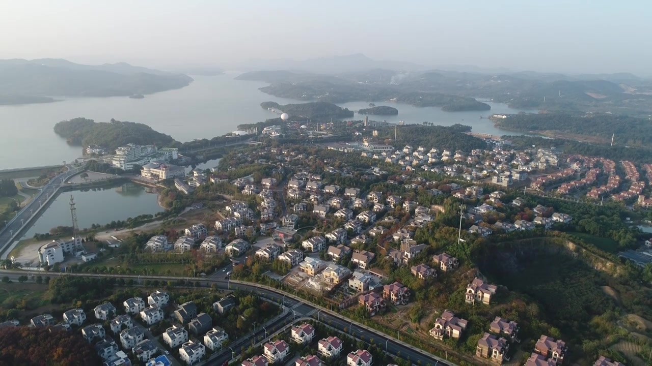 溧阳天目湖景观视频素材