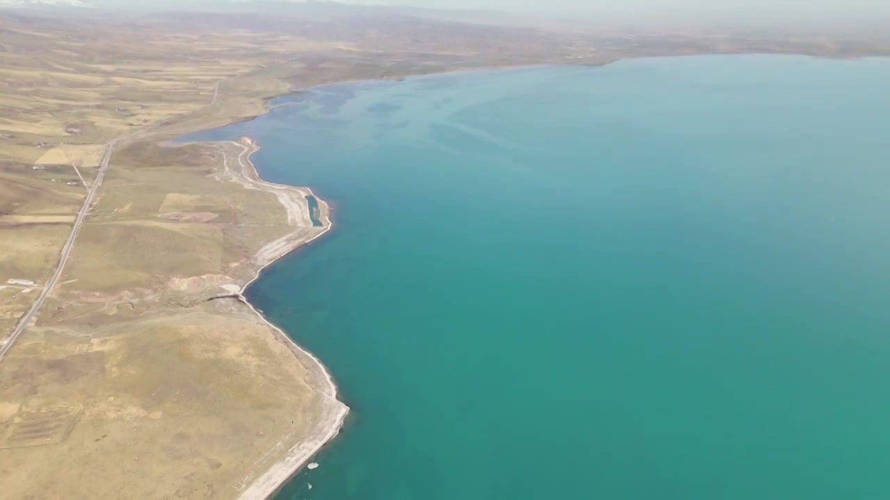 航拍青海湖视频素材