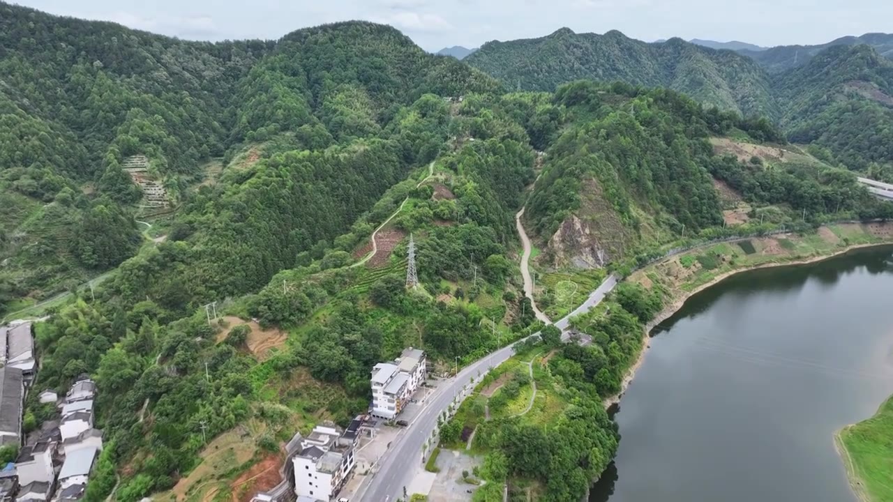 安徽新安江山水画廊风景区视频素材