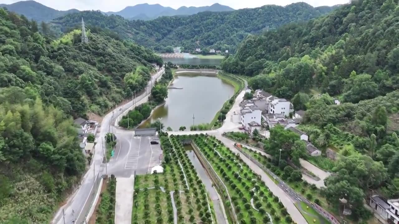 安徽新安江山水画廊风景区视频素材