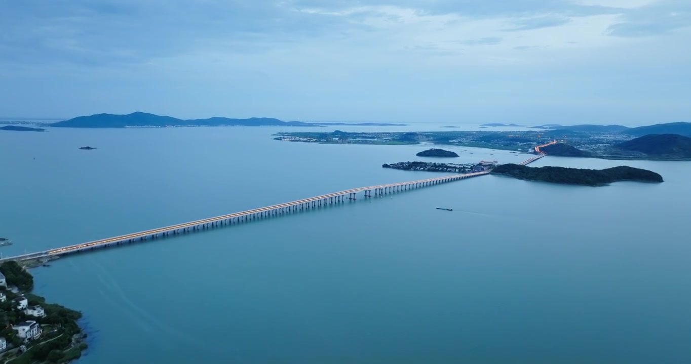 苏州太湖风光航拍视频素材