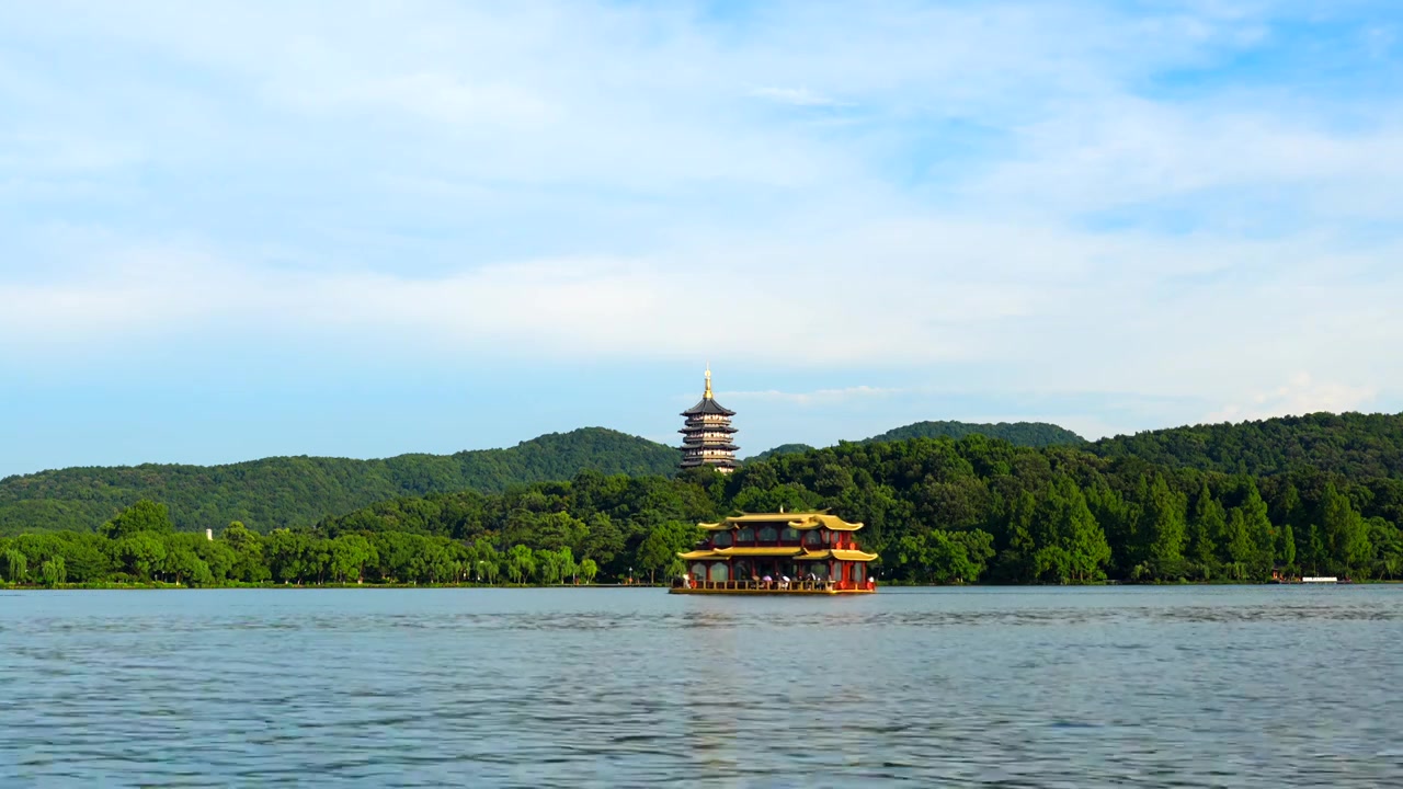 杭州西湖风景名胜区视频素材