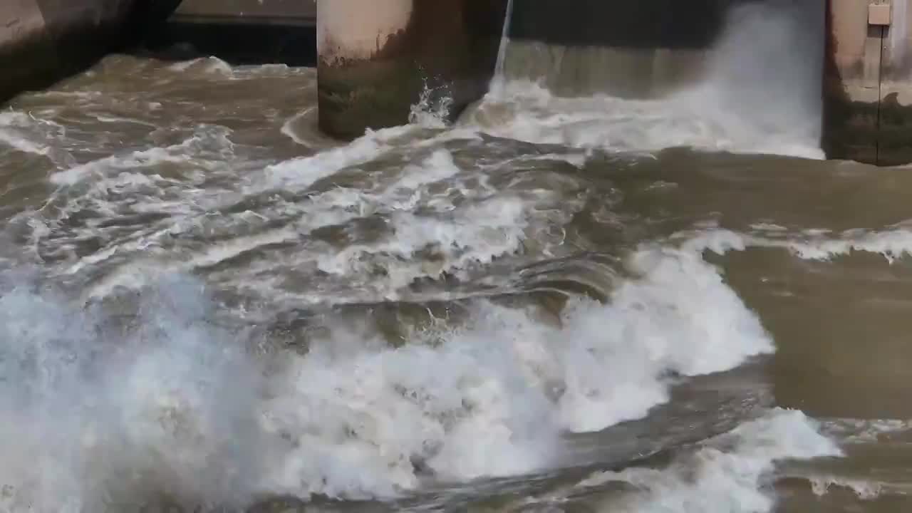 西霞院水利枢纽西霞院水库风景区视频素材