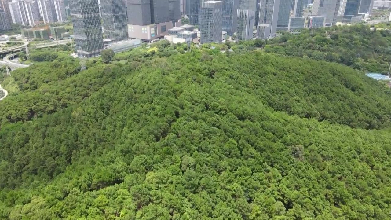 广西南宁五象新区总部基地航拍写字楼高楼大厦视频素材