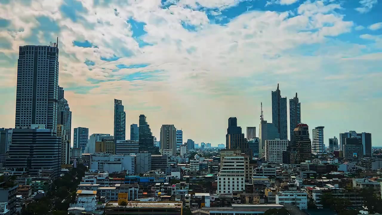 泰国-城市延时视频素材