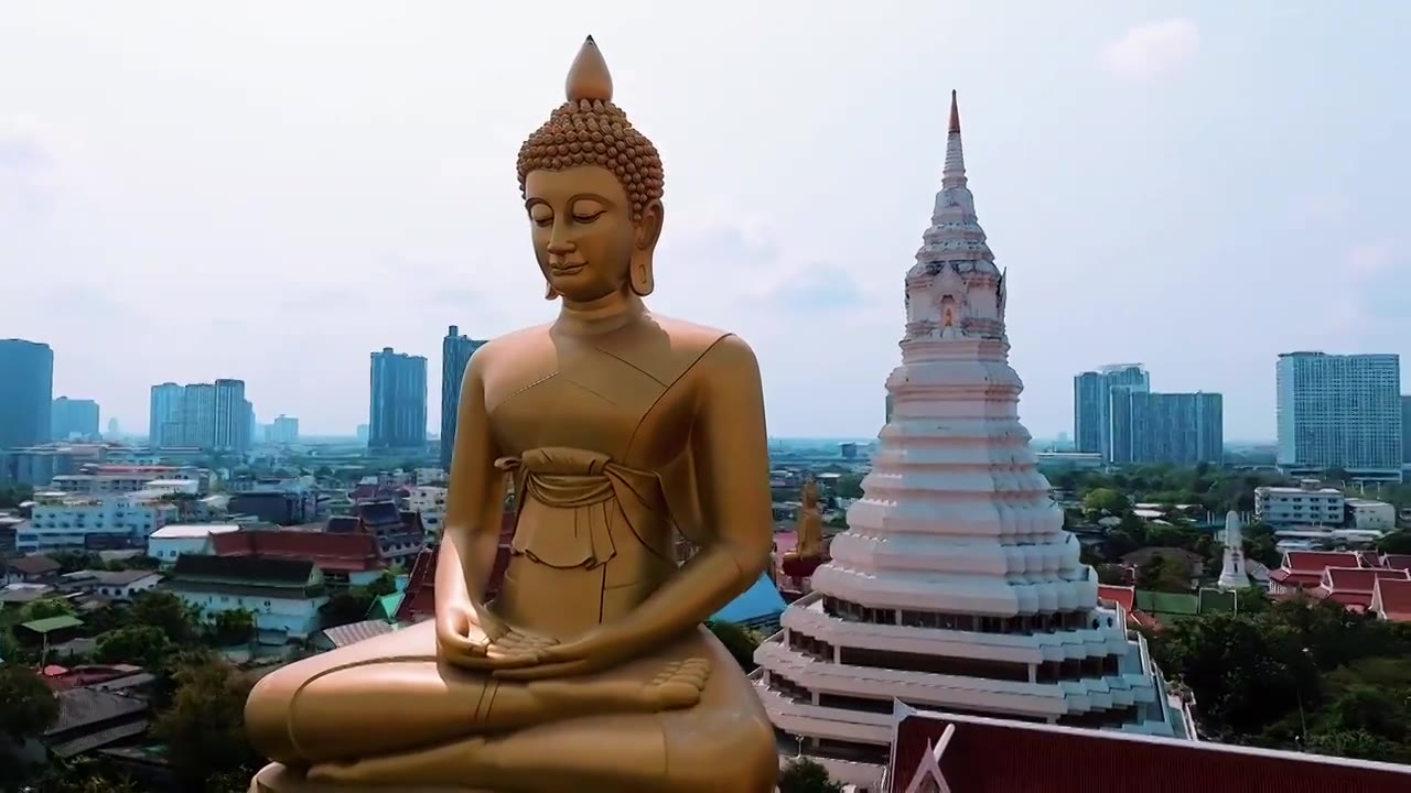 泰国-曼谷-水门寺视频下载