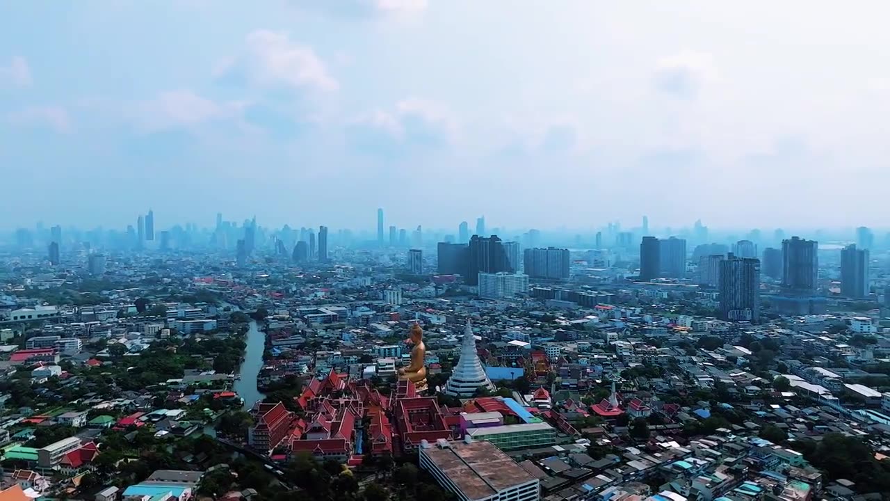 泰国-曼谷-水门寺视频下载