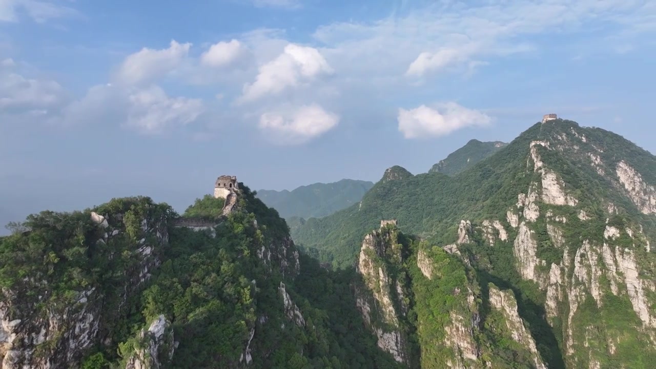 箭扣长城雨后云海，日落晚霞 （2024.06.17）视频下载