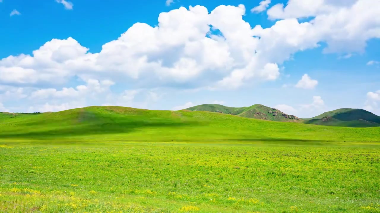 内蒙古草原风景视频素材