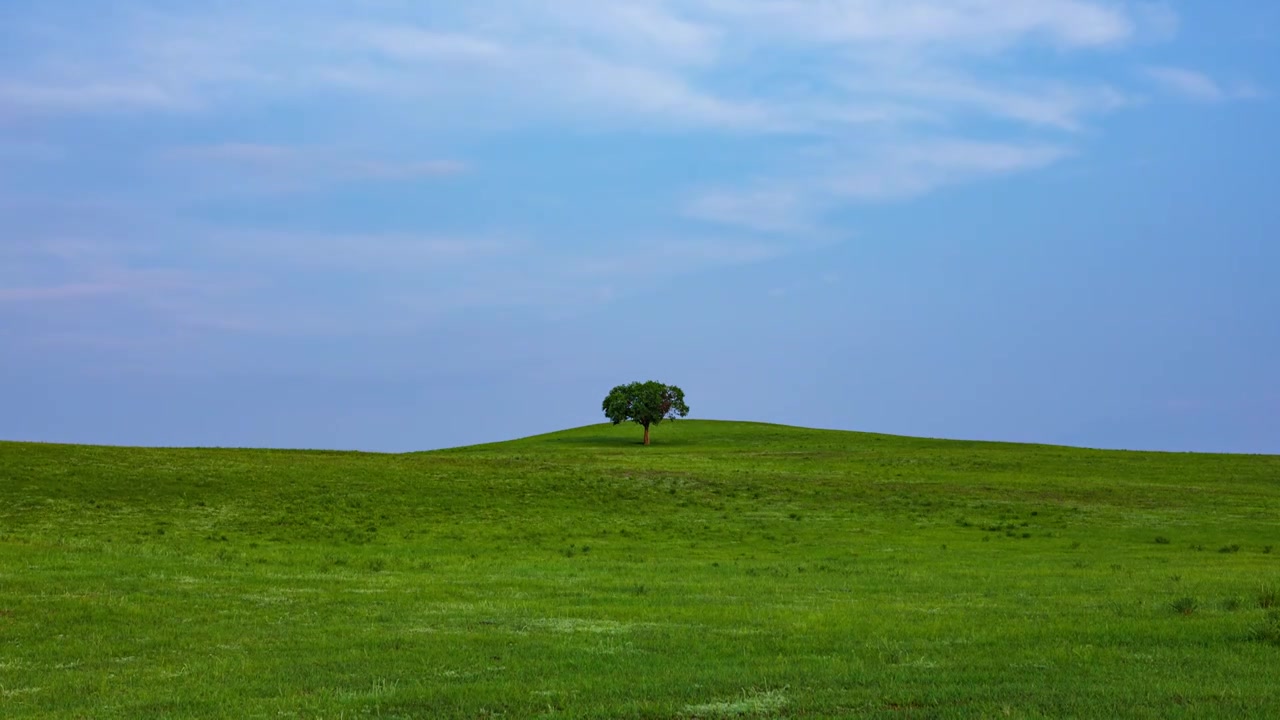 内蒙古草原风景视频素材