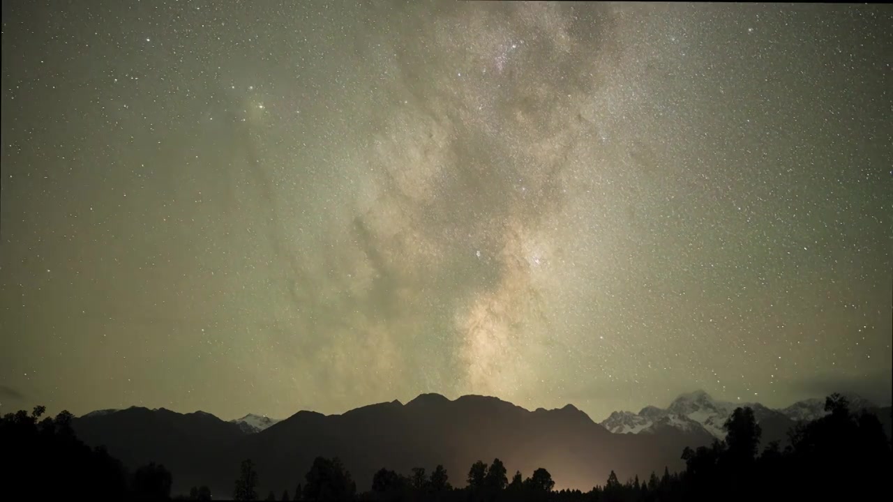 新西兰马瑟森湖星空视频下载