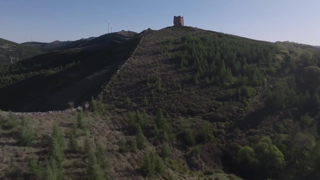 风力发电建设视频素材