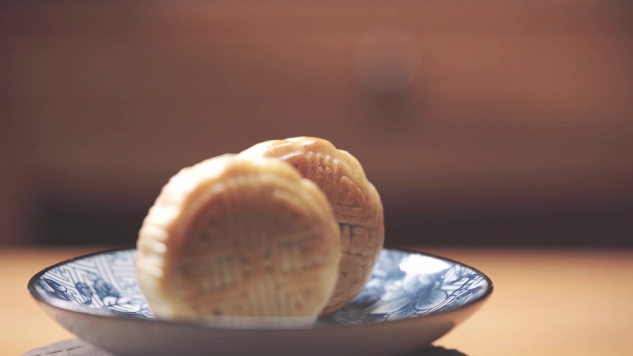 月饼中秋节中国传统美食合集视频下载