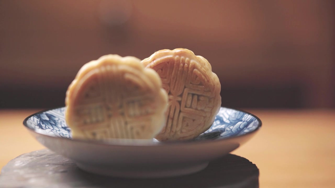 中秋节月饼生活感美食摄影视频下载