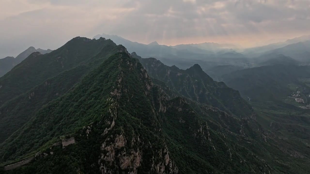 司马台长城视频素材