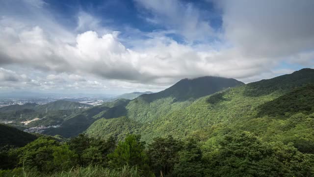 广东深圳梧桐山自然风光 4K延时摄影视频素材