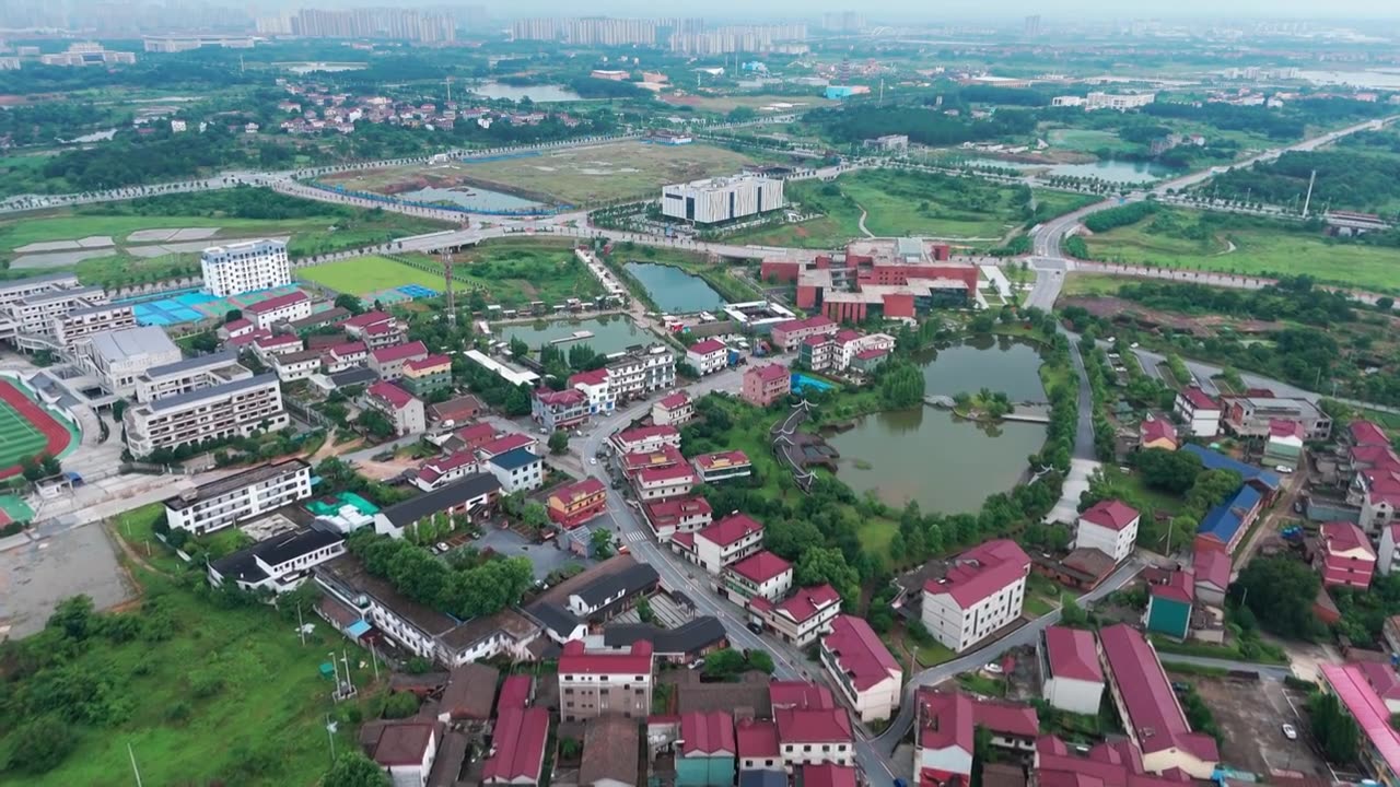 江西鹰潭，江西师范高等专科学校视频素材