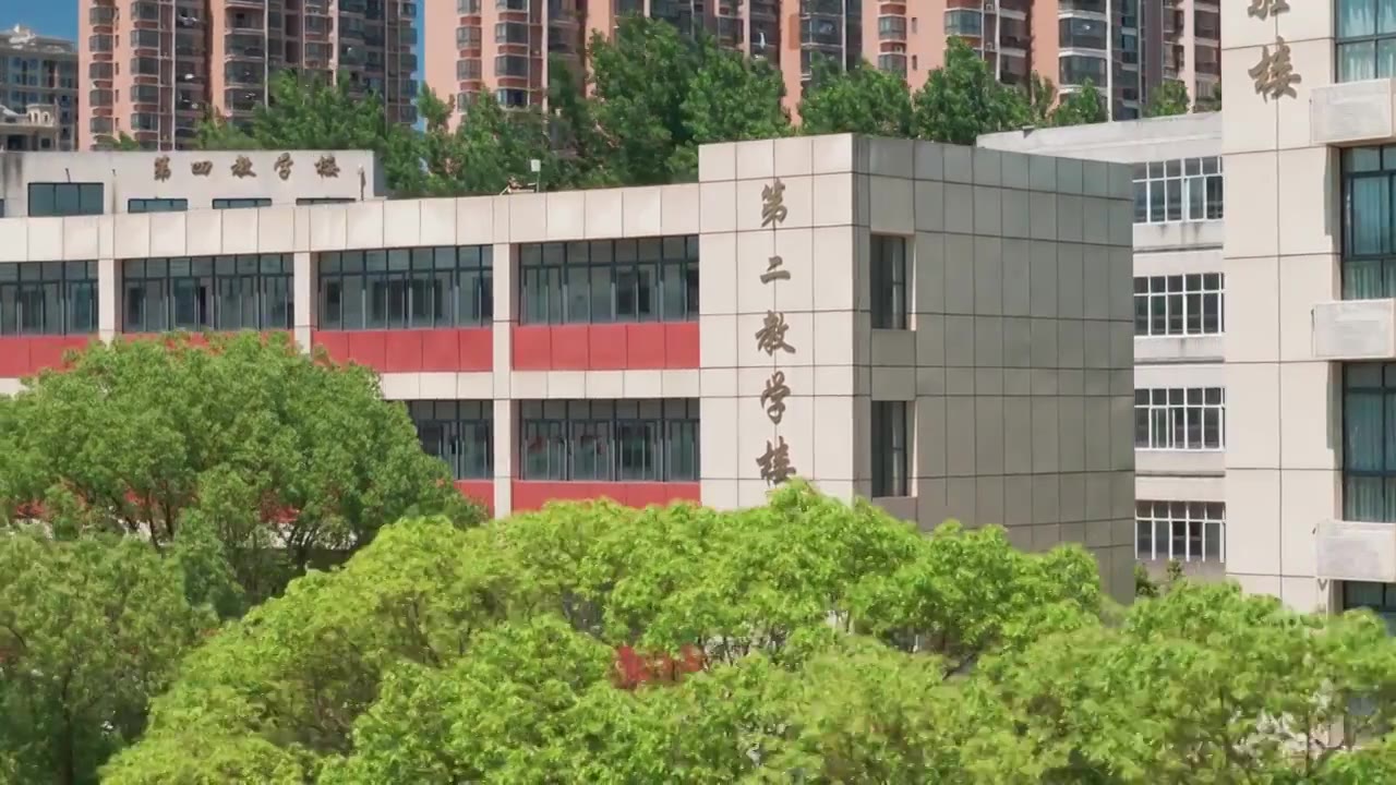 江西旅游商贸职业学院航拍视频素材