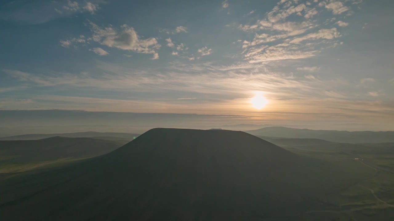 乌兰哈达地质火山公园视频素材