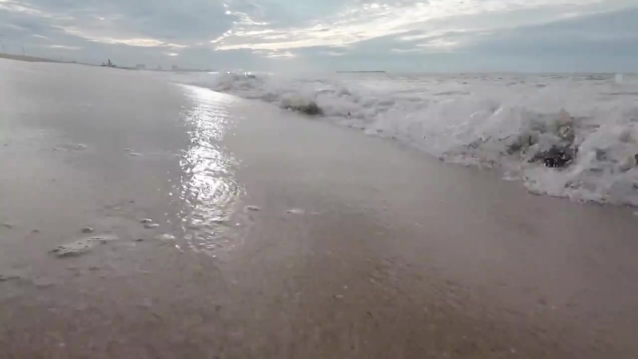 海浪沙滩视频素材