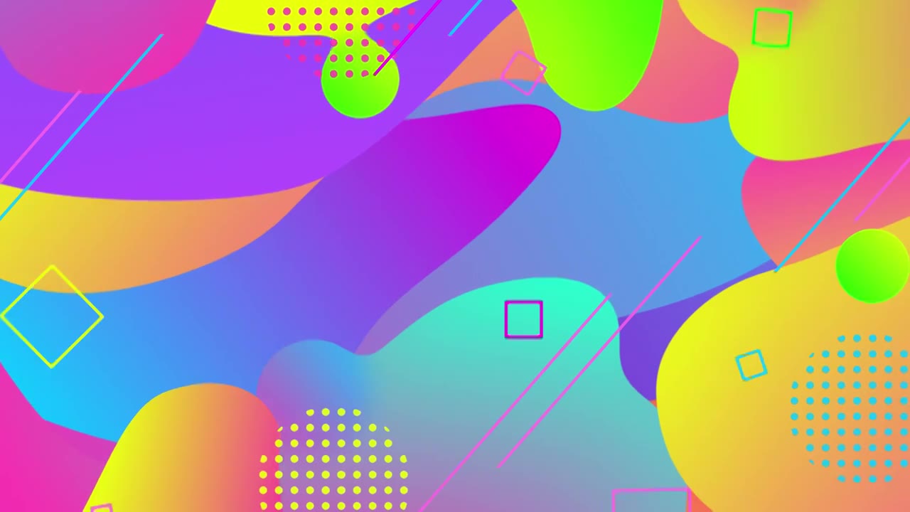 彩色液体背景视频素材画面1