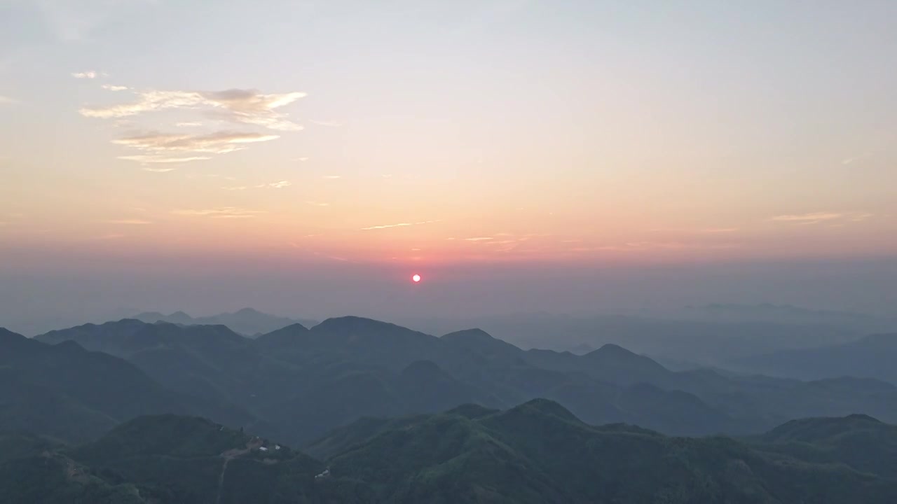 富阳云海日出视频素材