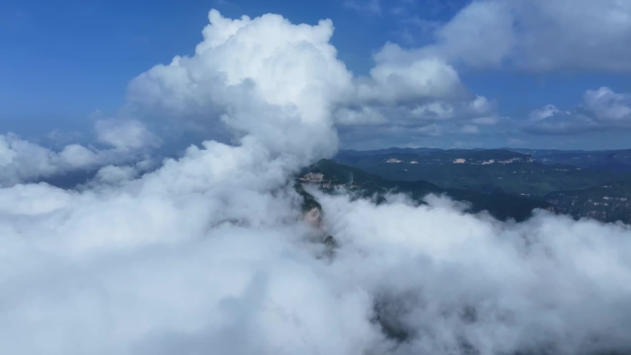 焦作云台山云海航拍视频下载