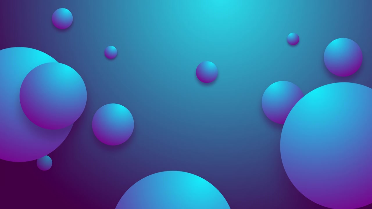 在三维球体空间中飞行视频素材画面4
