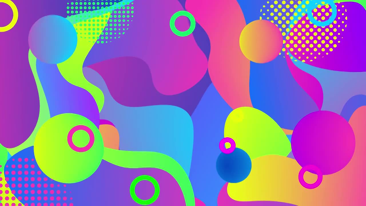 彩色液体背景视频素材画面1