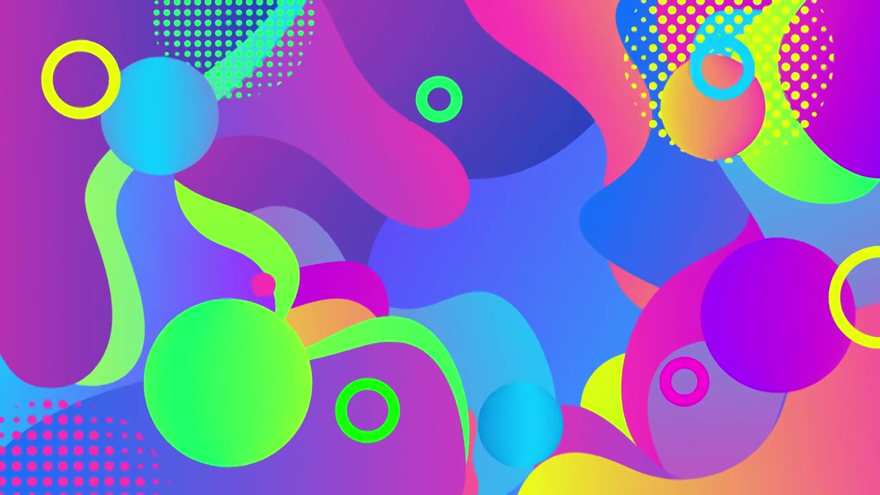 彩色液体背景视频素材画面3