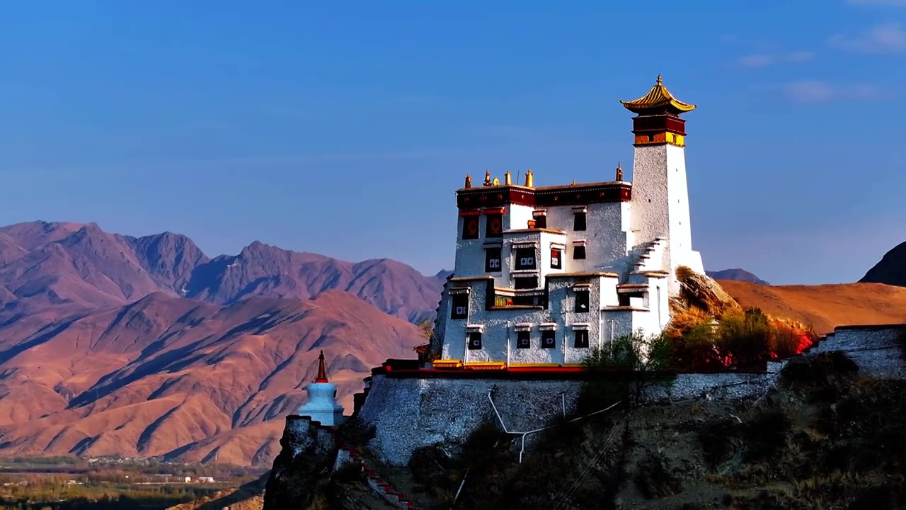 神奇西藏雍布拉康寺视频素材