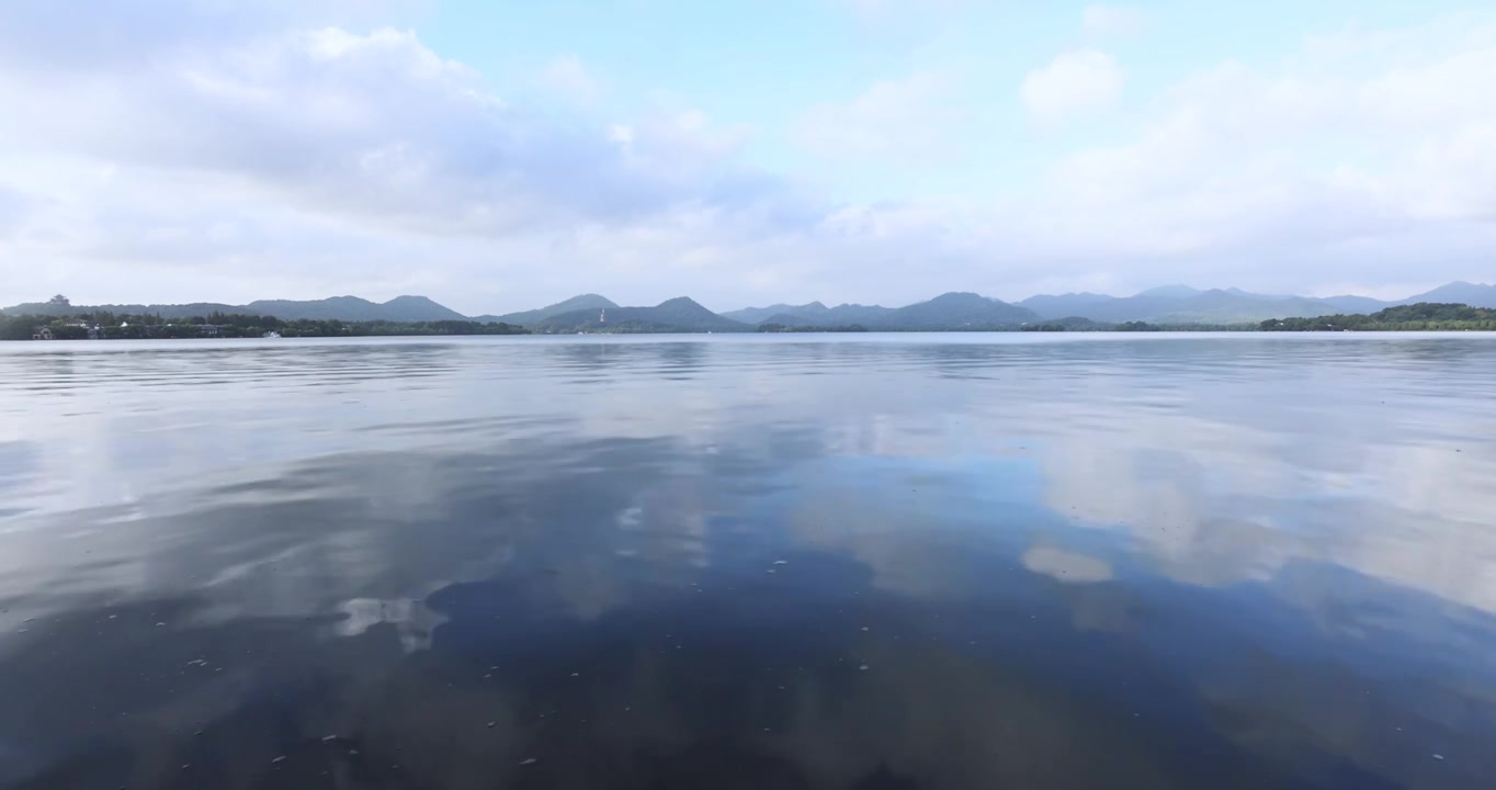 杭州西湖水面美景视频下载