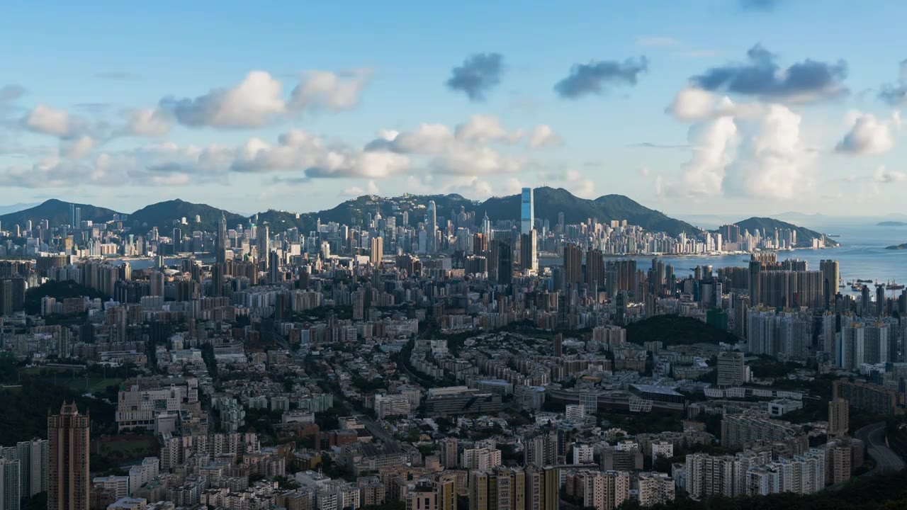 香港维多利亚港延时摄影视频素材