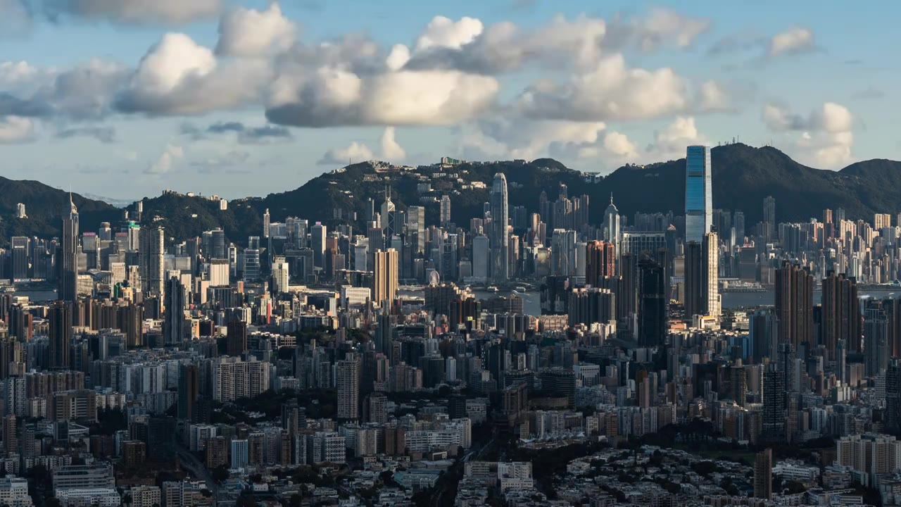 香港维多利亚港延时摄影视频素材