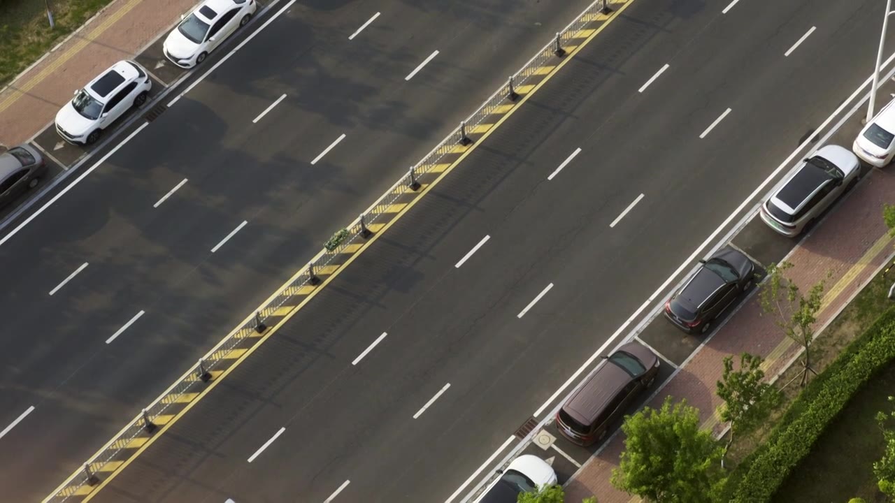 道路 车流 高视角视频素材