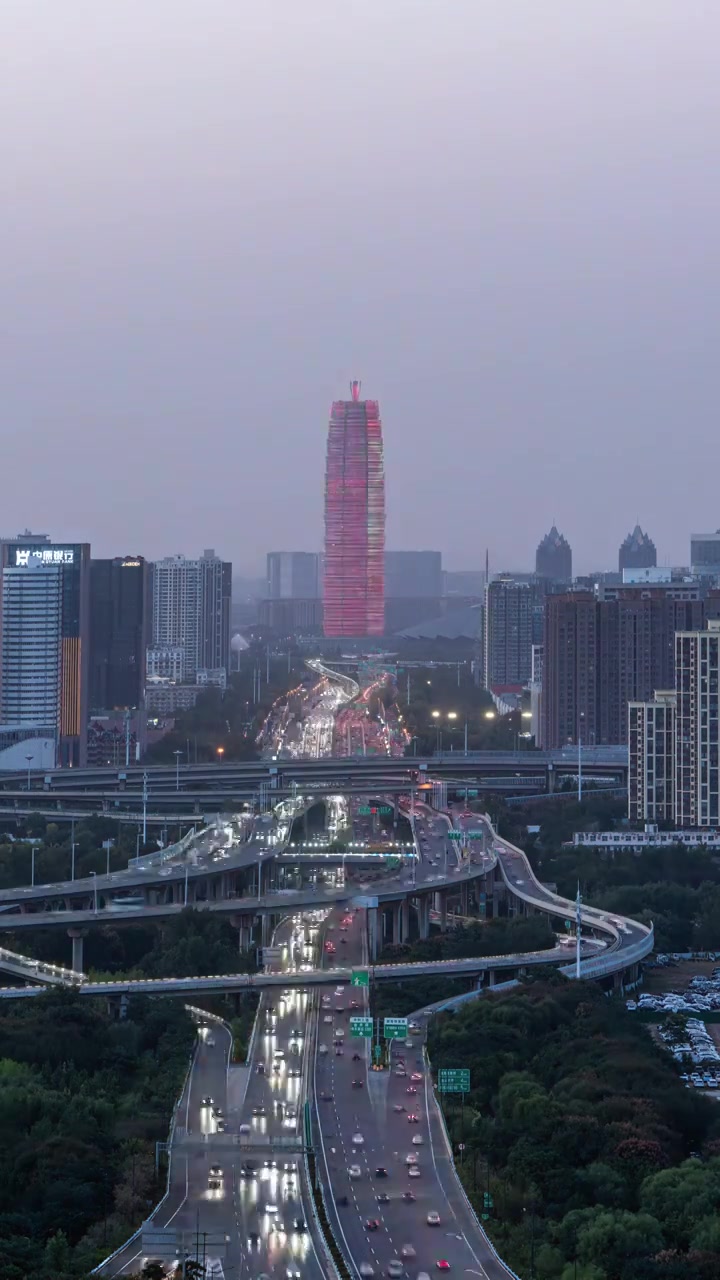 郑州城市风光视频素材