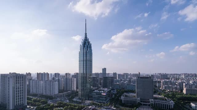 常州城市风光延时视频视频下载