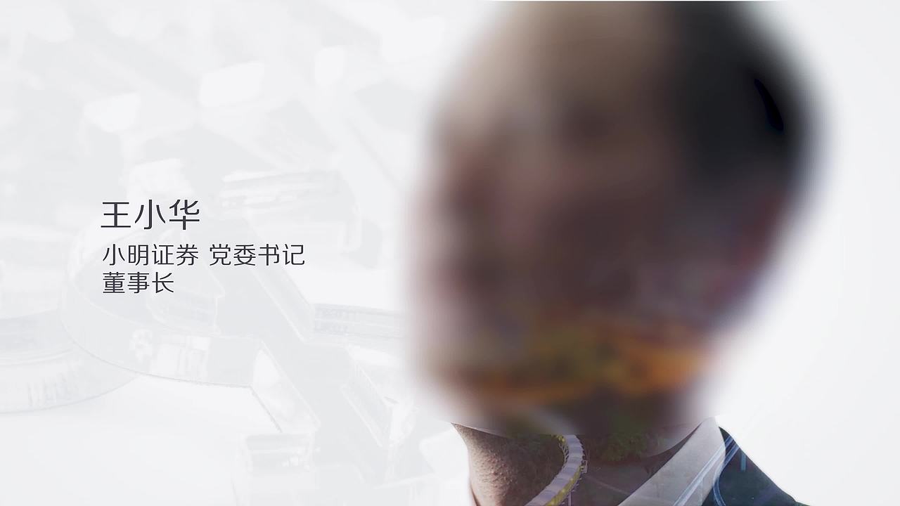 简洁人物介绍 商务信息 多重曝光AE模板视频素材画面3