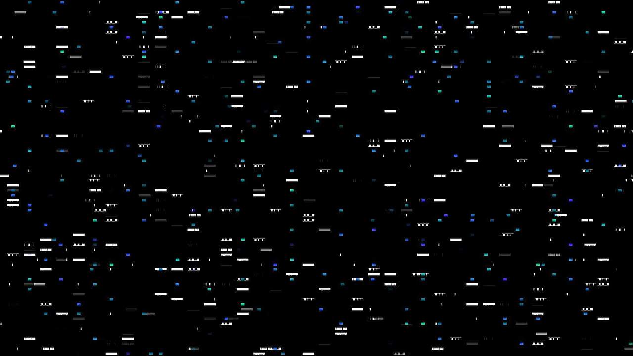 【透明通道】科技数据代码背景视频素材画面1