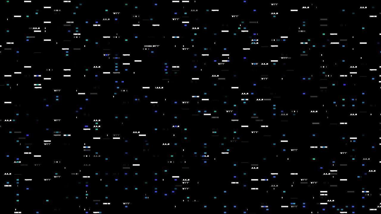 【透明通道】科技数据代码背景视频素材画面3