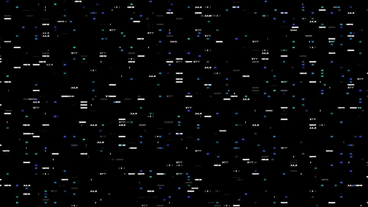 【透明通道】科技数据代码背景视频素材画面4