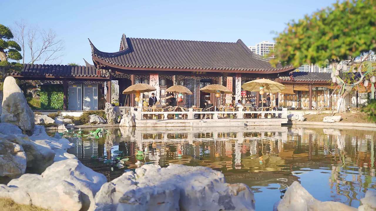 兰陵县湿地公园视频素材画面2