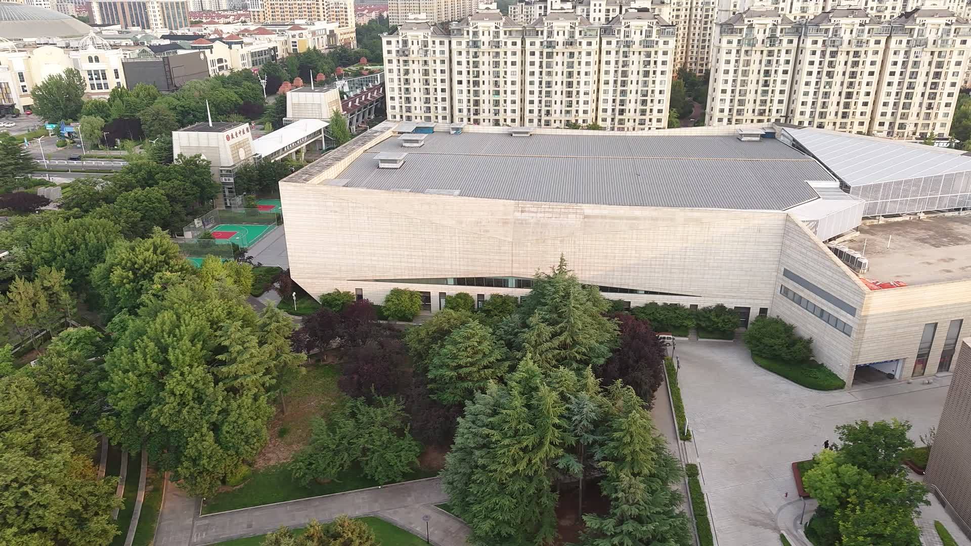 城市建筑群鸟瞰视频素材画面1