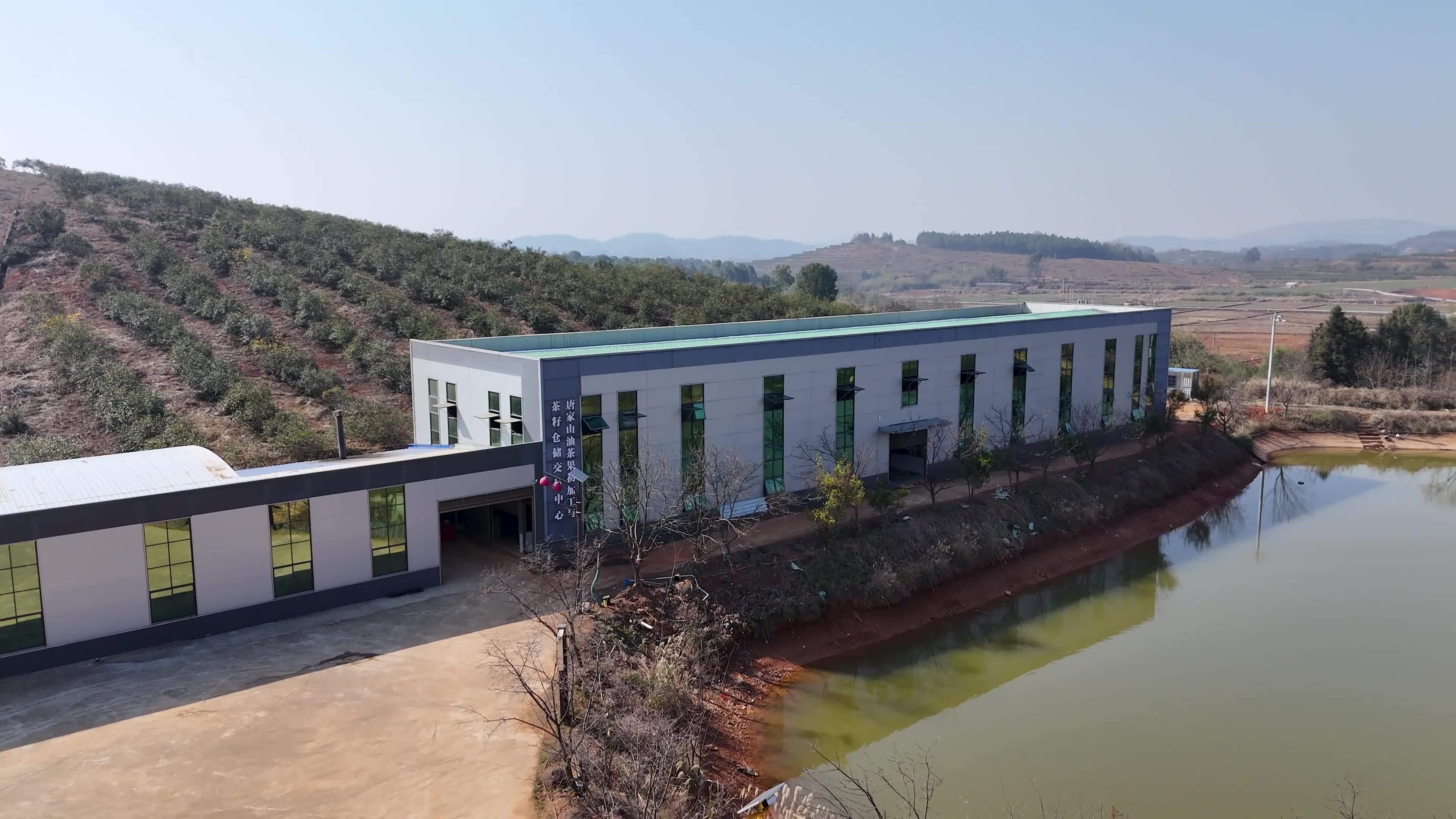 祁阳唐家山油茶加工厂合集视频素材画面1