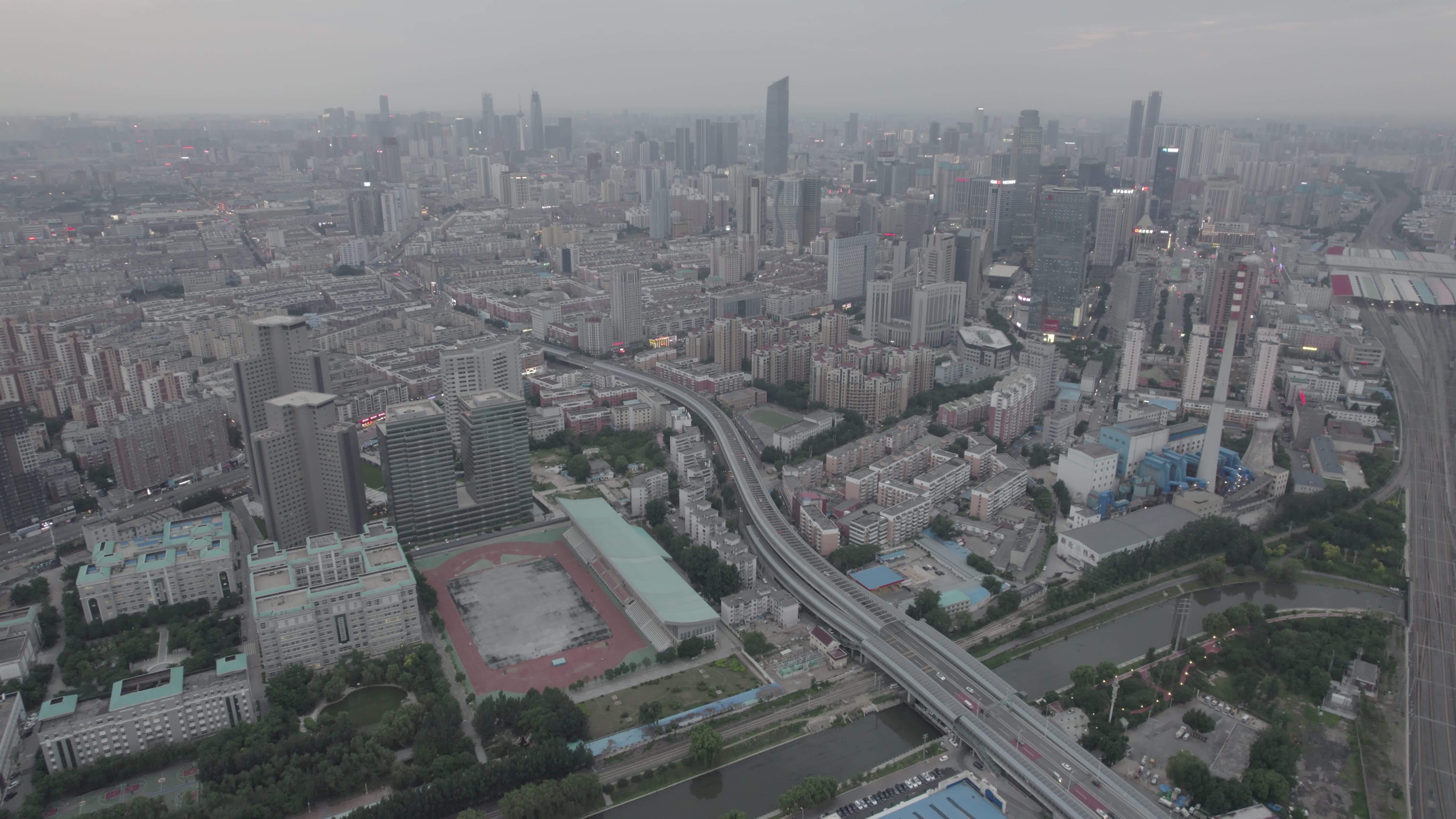 5.4K-沈阳城市大景空镜航拍-原素材视频素材画面2
