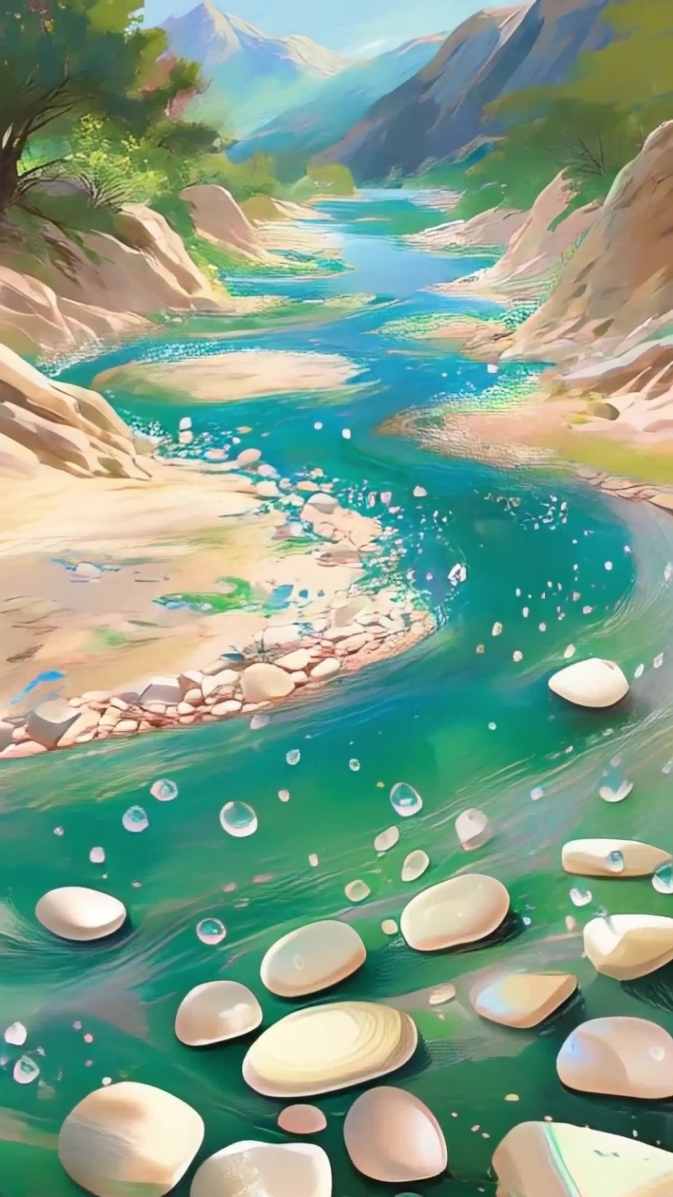 古代古人古诗词风景视频素材画面2