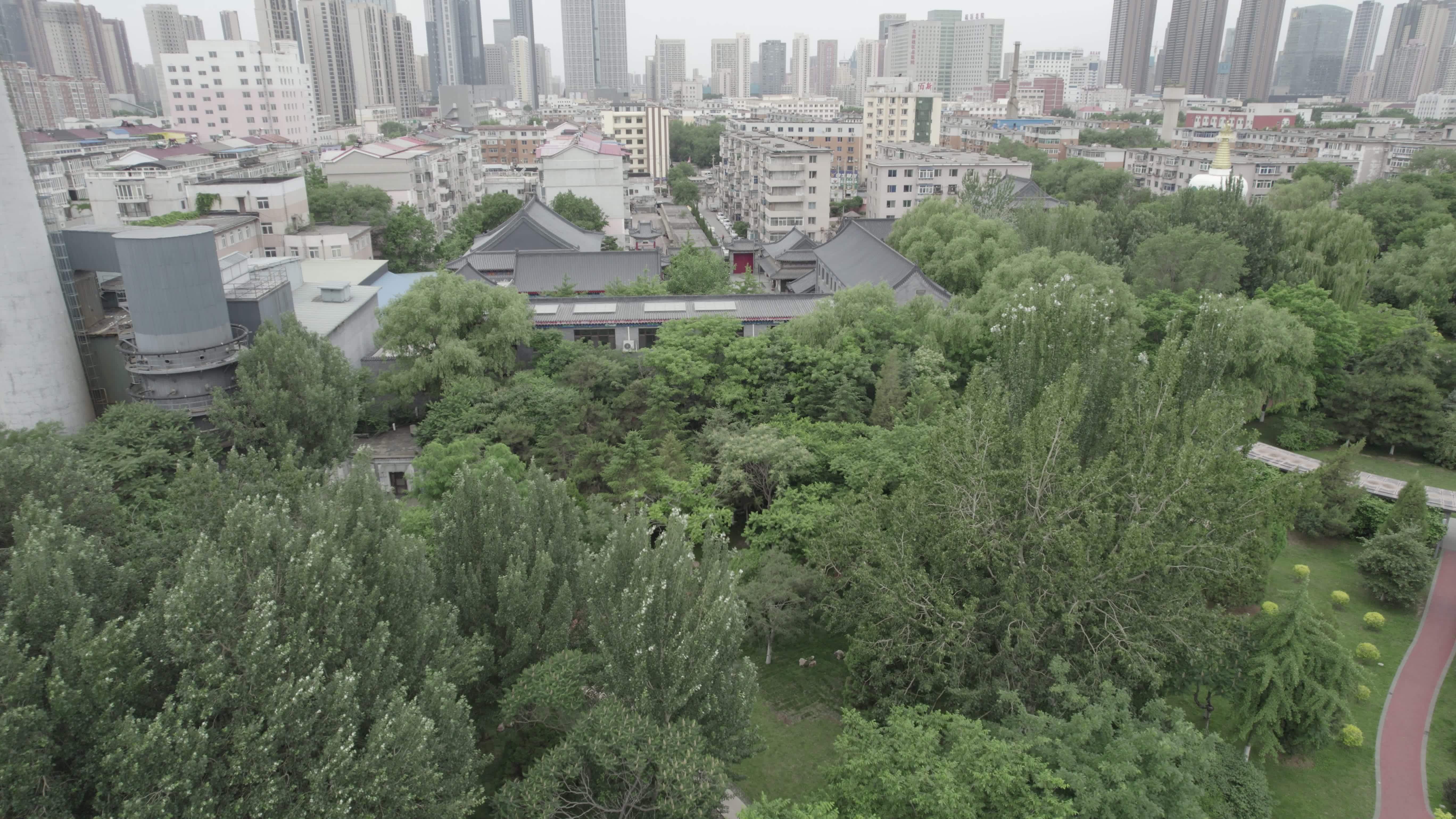 沈阳南塔公园视频素材画面1